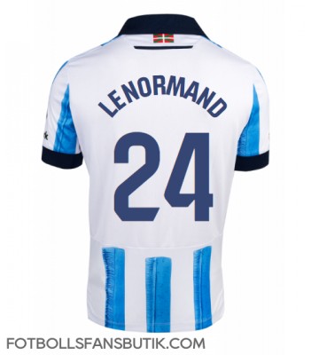 Real Sociedad Robin Le Normand #24 Replika Hemmatröja 2023-24 Kortärmad